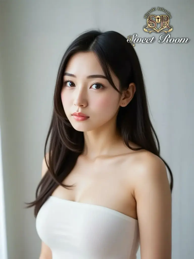 a woman with long hair and a white shirt