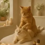 猫が猫にマッサージ・2025年9月14日