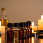 オイルとキャンドルのある部屋