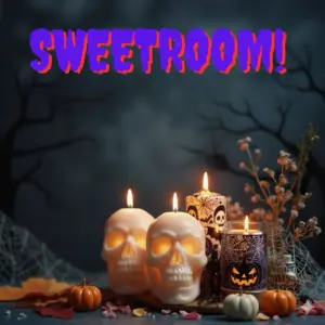 2025年10月27日・SweetRoomのハロウィン風のキャンドルの画像