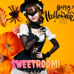 2025年10月30日のSweetRoomのハロウィン風のコスプレAI画像