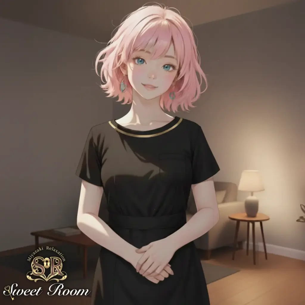 黒い服の女性が立っている-SweetRoom-2025年11月6日