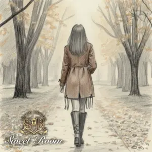 秋の道を歩く女性- SweetRoom - 2025年11月10日