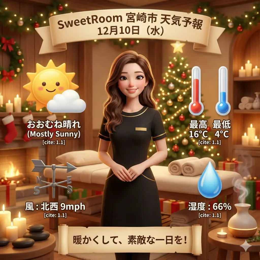 暖かくて、素敵な一日ですーSweetRoomー2025年12月10日