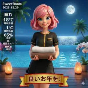 SweetRoom-2025年12月29日の宮崎市の天気