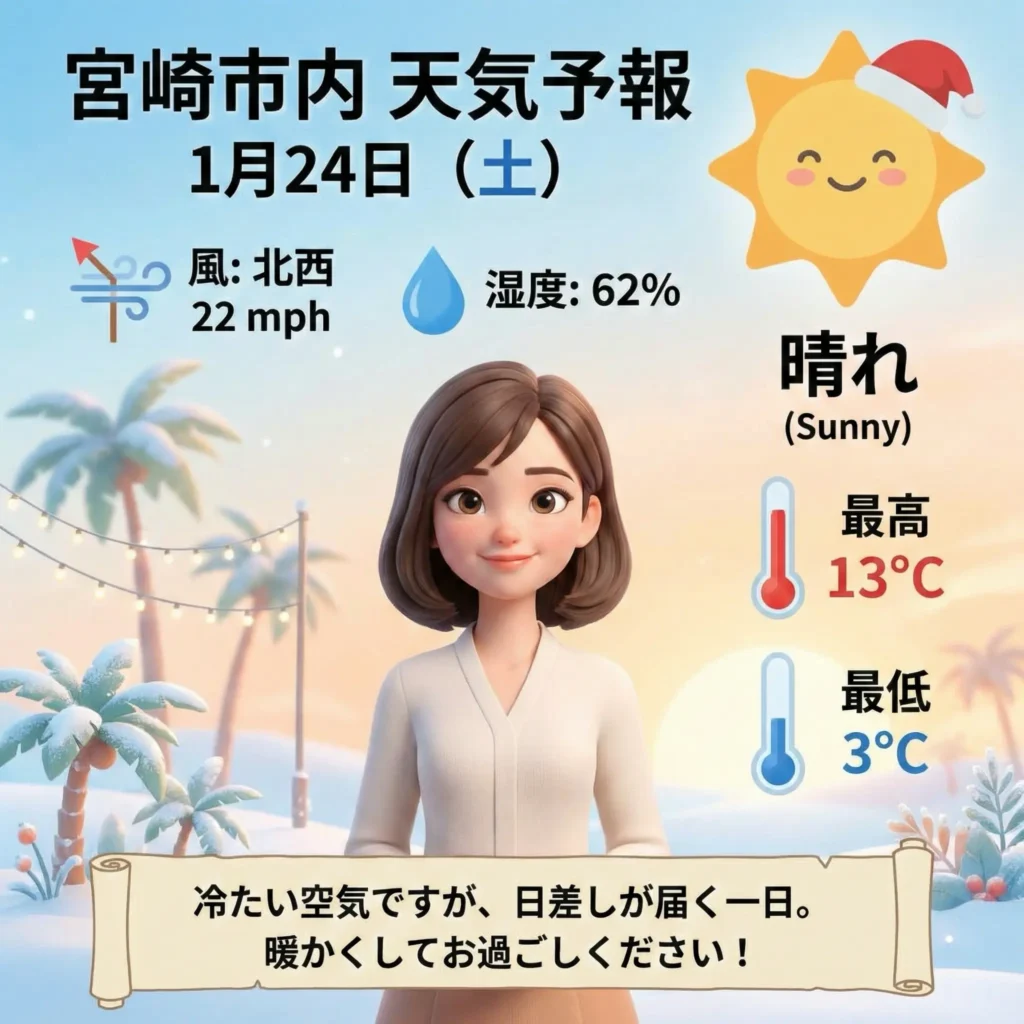 2026年1月24日の天気-SweetRoom