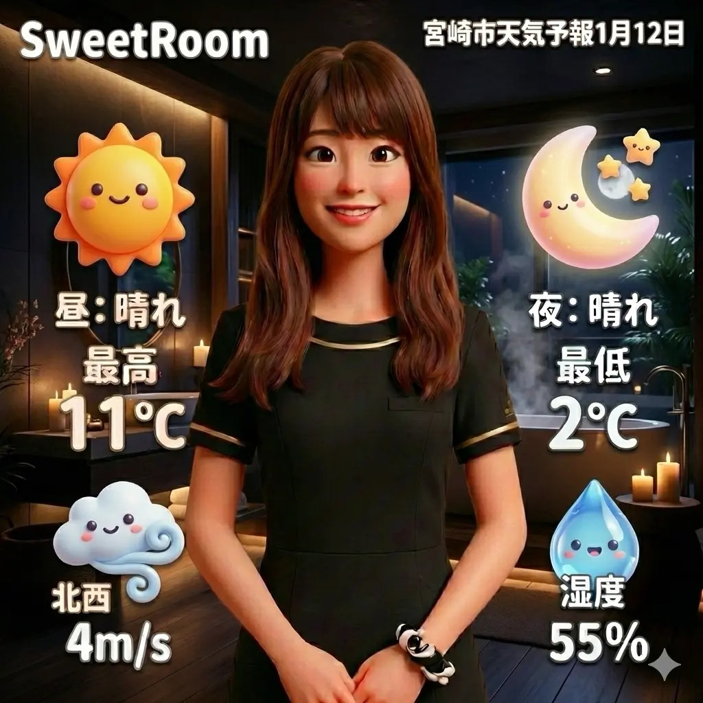 SweetRoom-2026年1月12日の天気