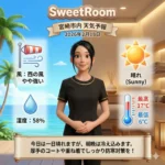 2026年2月18日の天気-SweetRoom