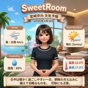 2026年3月30日の天気予報